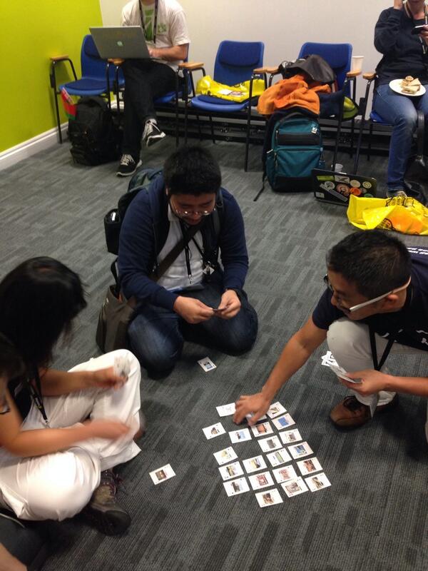 nissyyu's tweet photo. 1st international OSM TagMemory card game competition has started!! #sotm2013 http://t.co/u82tbdQec3