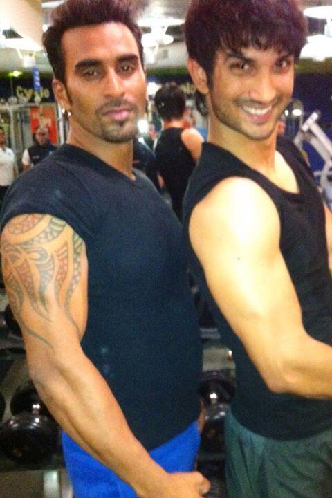 Sushant_FC's tweet photo. Sushant singh rajput in gym http://t.co/XgEIDyCQQ1