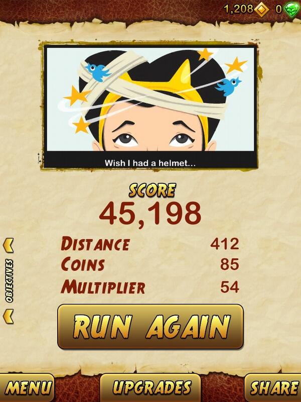 kram022's tweet photo. I got 45198 points while escaping from a Giant Demon Monkey. Beat that! http://t.co/JiS4hJOOoY http://t.co/m5x4X8hmuS