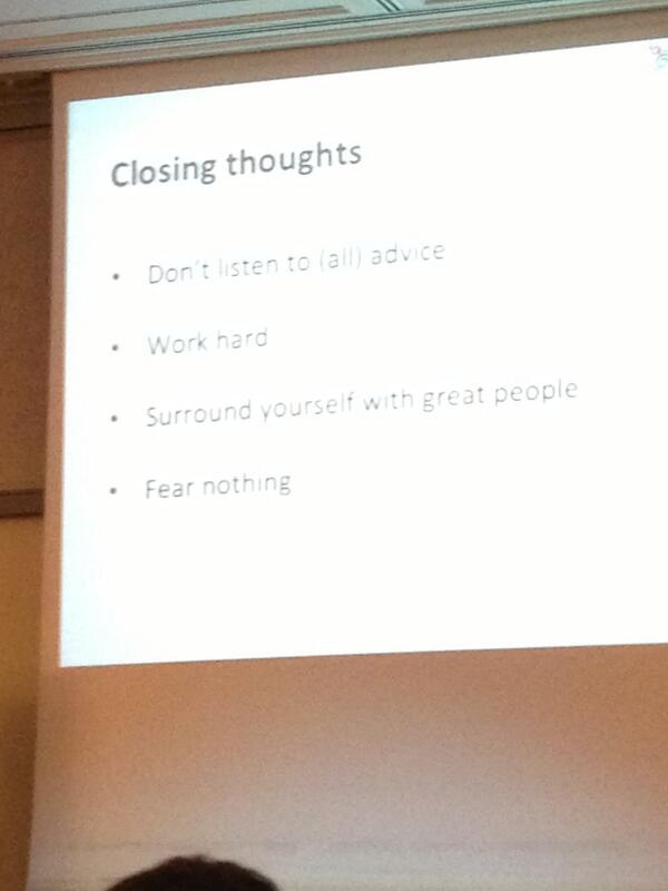 Great insights.expert advice.free food #hackcyprus13