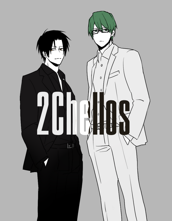 CMの2Chellosがあまりにもかっこよかったからチャリアにも白黒スーツ着せる トレス 