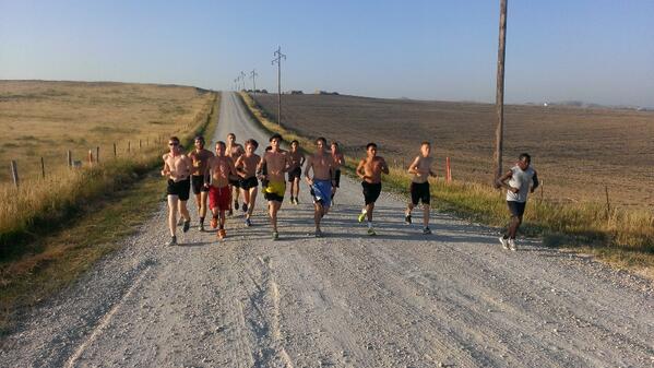 Nothing like a Sunday long run in Nebraska!  #waytostarttheday