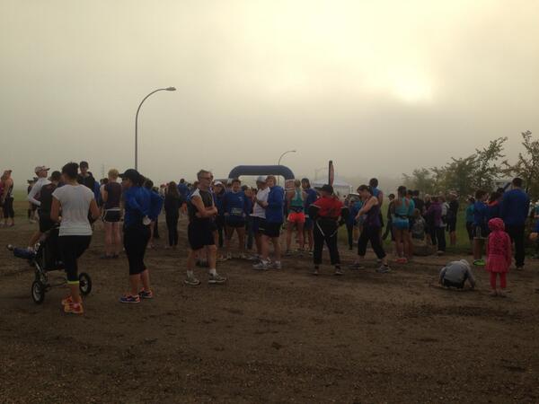 Susan_Amerongen's tweet image. Great turnout for the #rotaryrunforlife in #stonyplain this AM! #greatcause #suicideprevention