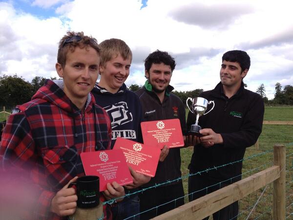 The winners of the 2013 Fencing competition are Shropshire FYFC <a href="/SFYFC/">Shropshire YFC</a> #yfccomps