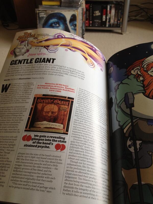 ackleite's tweet image. Soaked in the rain on my Sunday walk,dry off mug of tea &amp;amp; peruse GG review by @thesidsmith #ProgMag :)