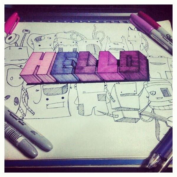 _heinekim's tweet image. Miss ko na mag doodle at portrait  =(( puro plates na ginagawa ko ngayon . Huhu 
#doodle #3deffects #sharpie #thrwbck