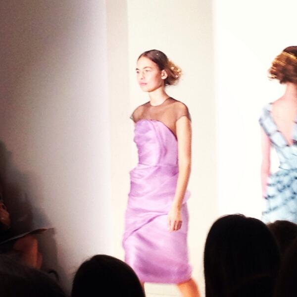 bethfrenzer's tweet photo. Beautiful show by @Lela_Rose #NYFW @PRAuburn http://t.co/b7nLyoWXMJ