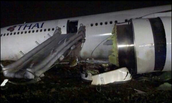 a plane with a broken engine