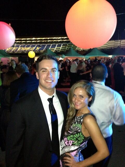 laurenolson25's tweet image. My favorite pic from #treadsandthreads with my favorite person, @FelipeOwen!