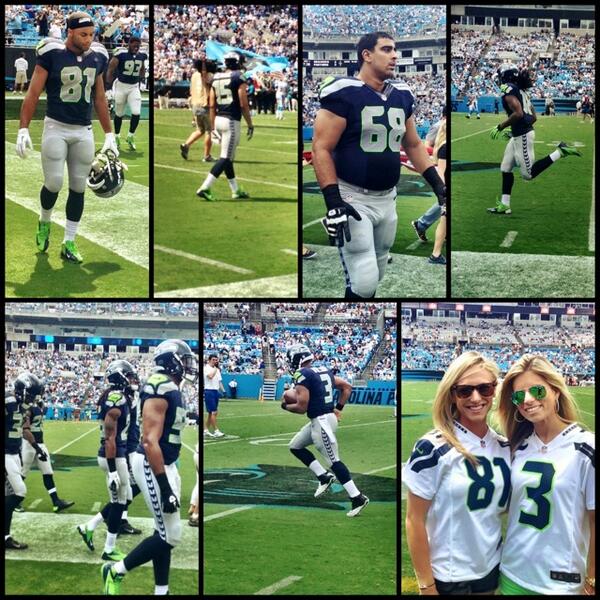 mrsshowtimetate's tweet image. #fieldaction @1AshtonWilson @showtimetate @dangerusswilson @chopchop_15 @68Breno @sidneyrice GreatJobTeam💚💙