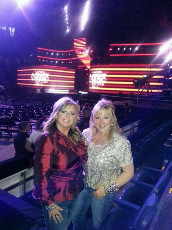 pennystenberg's tweet photo. @sistersduo great time in edmonton @ Ccma 2013 show starts soon. We have had an amazing week! http://t.co/vXvdCSlmFI