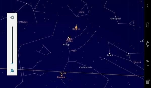 faustoEmoyano's tweet image. Luna y Venus #googleSky