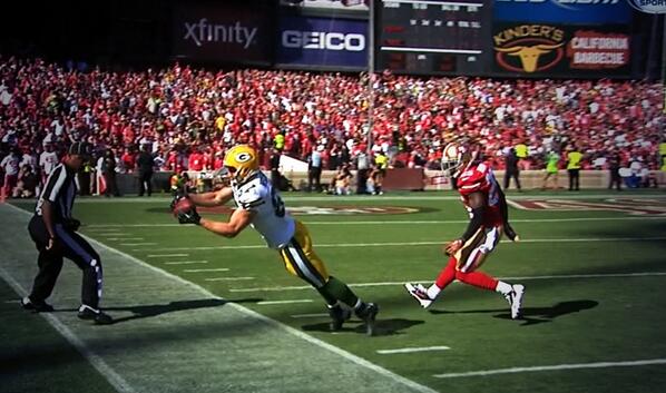 WhiteBballPains's tweet photo. An amazing catch by Jordy Nelson. #WhiteFootballSuccess http://t.co/KOXbuTA34o