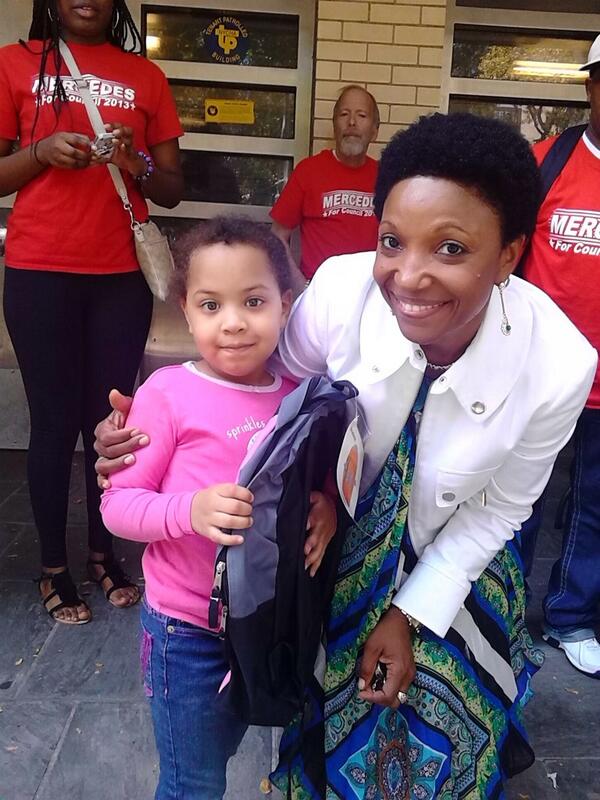 I had a great time distributing bookbags in bay view houses