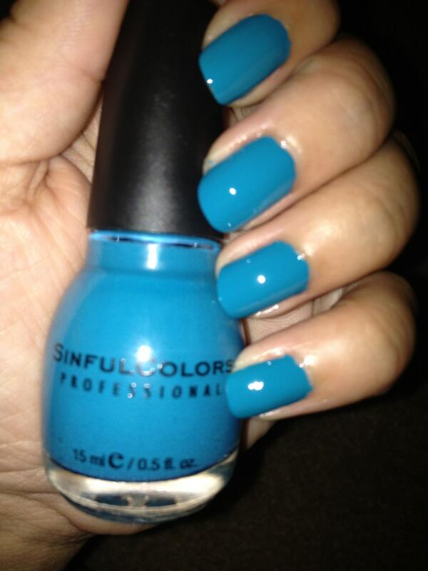 ChelseasNails's tweet photo. New fav polish @SinfulColorsNP Savage. It's actually matte, but I decided to put on a top coat this time. #loveit! http://t.co/cMnJHw7tIS