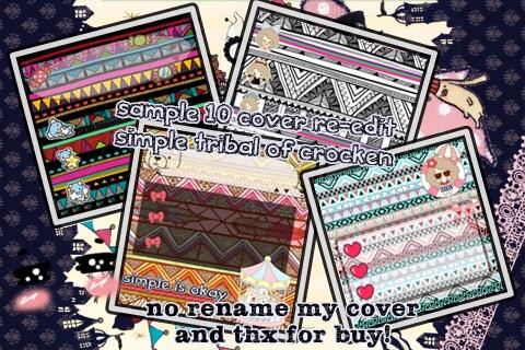 PearlyShop1's tweet photo. Tribal cover by Crocken..Minat?add! http://t.co/Nsspz4zU0M