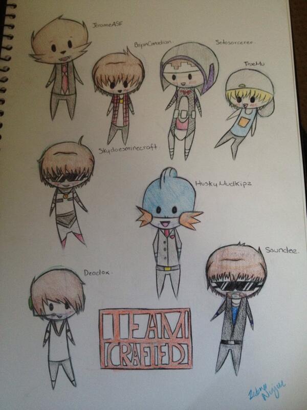 LasagnaLoser's tweet photo. Chibi Style TC :3 @SkyDoesMinecraf @JeromeASF @Bajan_Canadian @TrueMU @setosorcerer @HuskyMUDKIPZ @Deadloxx @SSundee http://t.co/0gtlRehcsH