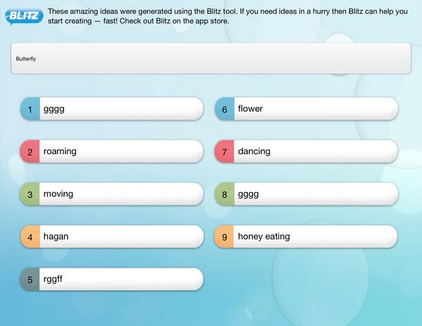 Blitz - The world's fastest creativity &amp; productivity tool: Idea post