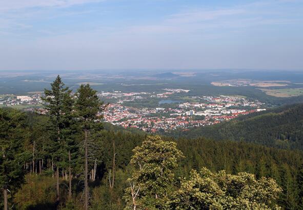 Hallo Thüringen! Hier ein Foto von Steve Bauerschmidt – Blick vom Kickelhahn aus Ilmenau