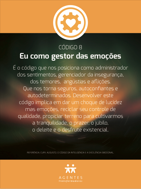 CoachMultifocal's tweet photo. Código 8 - O eu como gestor das emoções. Compartilhe! http://t.co/oeXvbHy9z2