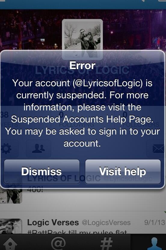 LyricsofLogic's tweet image. Got my acc suspended for "aggressively following" too many ppl of the #RattPack