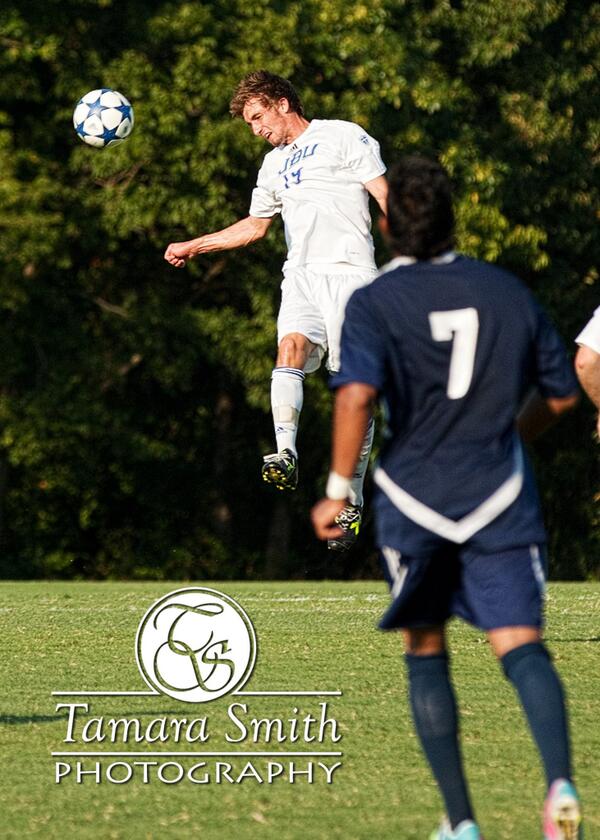 iamcamtam's tweet photo. @smithala13 You're heading to the TOP! #19 #JBUSOCCER http://t.co/wEJCG6vfwV