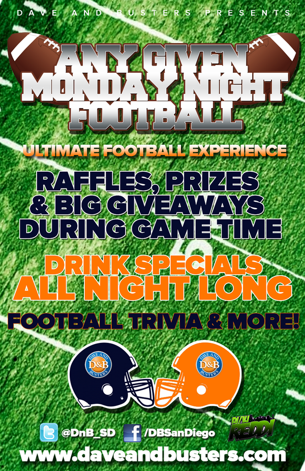 DnB_SD's tweet image. Tonight Join us tonight to Watch the Chargers take on the Texans.