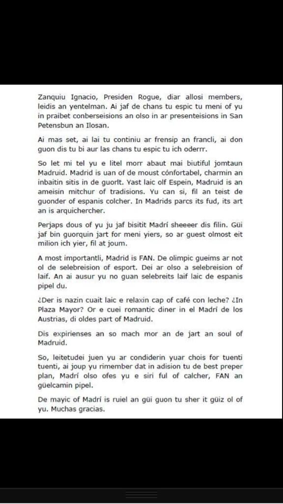 SSantiagosegura's tweet photo. El relaxing discurso completo. http://t.co/ubTDUIgvep