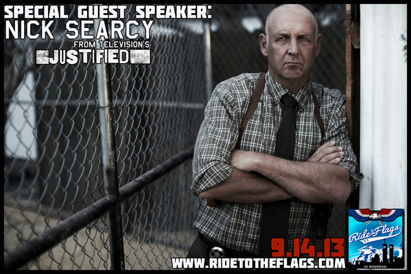 whiteheart's tweet photo. Justified's, @yesnicksearcy will be our guest speaker at RTTF VI. For more info visit http://t.co/cdY6qj3gcH http://t.co/OrKzsVNi6O