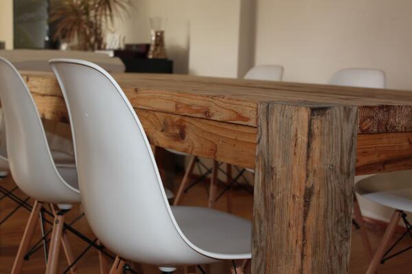 mesa colección WOOD&amp;STEEL  #vendida