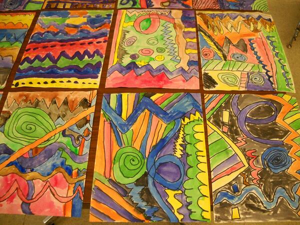 spickens705's tweet photo. The kids are enjoying creating art using different kinds of lines! #NCSSBeTheBest@HeardMixon http://t.co/2NCO9d98Zv