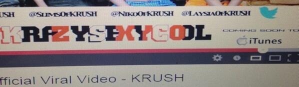 TheKRUSHSupport's tweet photo. Wait wait waitttttt!!! Did i read that right?? ITUNES?? 😩👏👏👏 @OfficiallyKRUSH http://t.co/305CrrBrpx