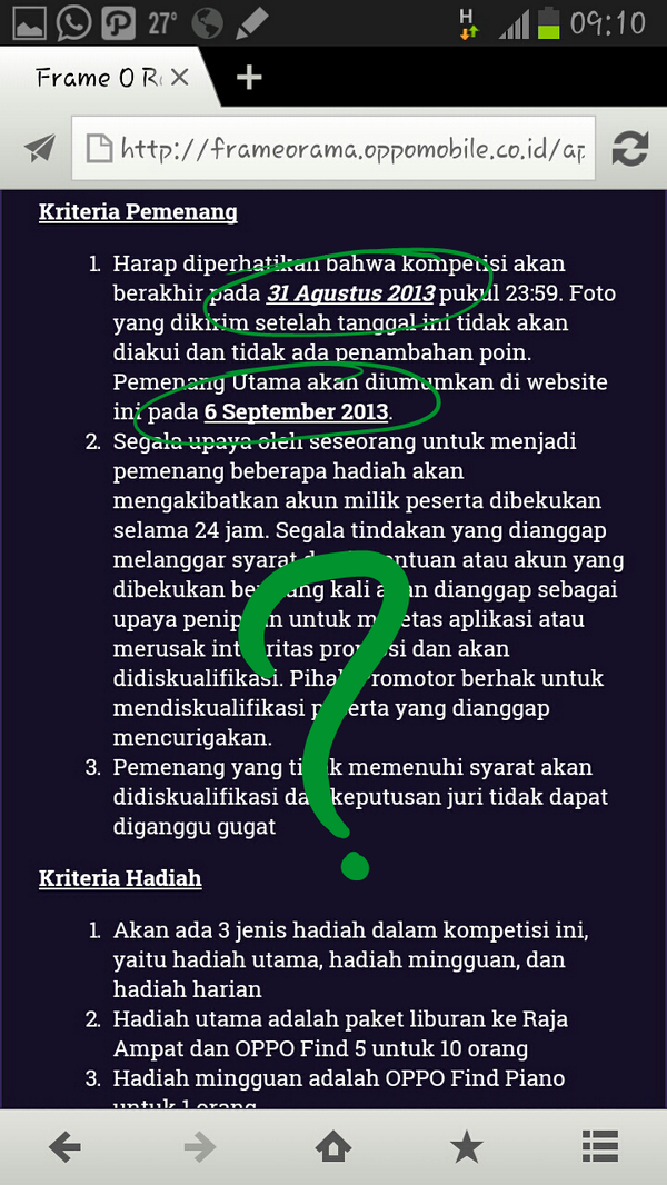 khelmyz's tweet image. @OPPOIndonesia  #frameOrama ; jadi woro-woro &apos;sing dapet grand prize-nya, piye toh &apos;Min?