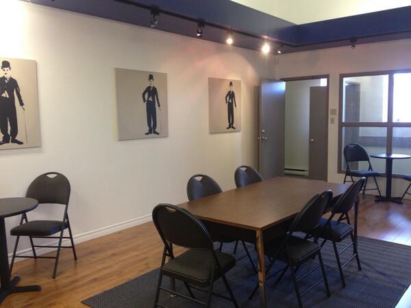The "Chaplin Studio" held its first class tonight - great meeting space in the Glebe.