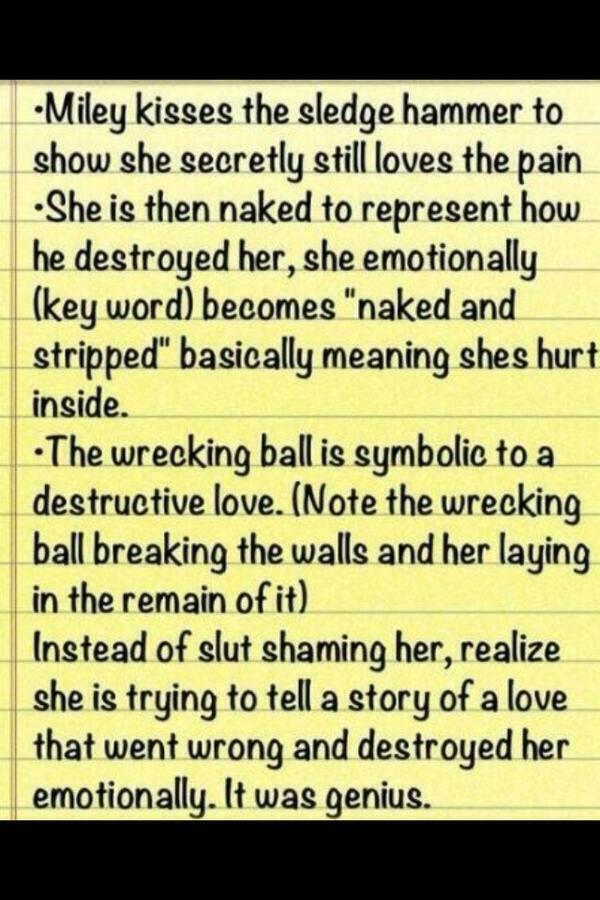 Miley Cyrus Source On Twitter Miley Cyrus Wrecking Ball s Video