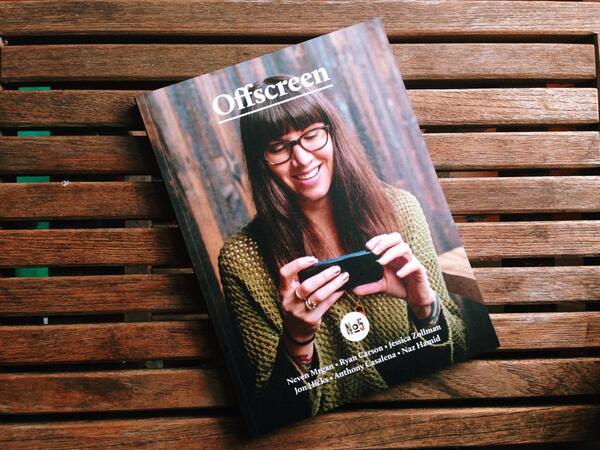 mumingtsai's tweet photo. Awesome Offscreen magazine bought in Brooklyn, Shots mrkt cafe stocks in Taipei. #startup #taipei #offscreen http://t.co/16XAjiwx8p