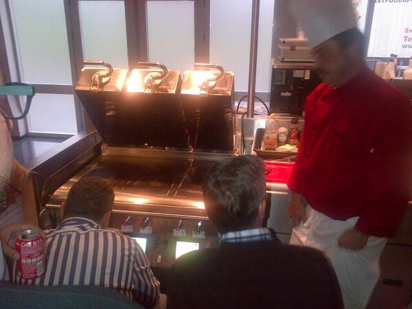 Training door een chef op een taylor grill kan veel meer dan alleen beefburgers