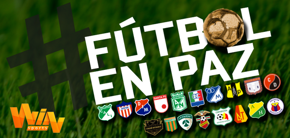 WinSportsTV's tweet photo. ¡Que la violencia no apague la fiesta del fútbol!  A esta hora debería estar rodando la pelota #FútbolEnPAz. http://t.co/HEs58lsaM8