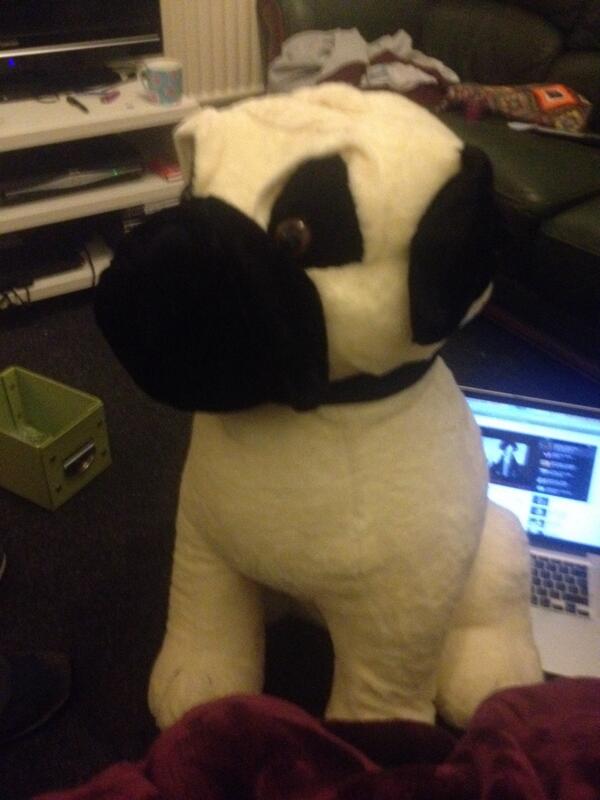 aliahaven's tweet image. @seytweeted I've definitely missed you! Look what I got back and it's waiting for a cuddle #giantpug