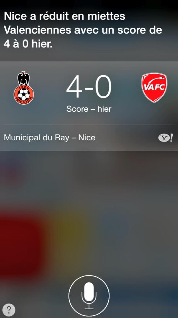 Smile_Saint's tweet photo. #AllianzRiviera merci Siri #iPhone5S http://t.co/G5QmzdlQHy