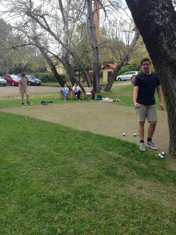 steeleretchless's tweet photo. #pétanque in the Barossa @yalumba http://t.co/gDTDJkuHtA