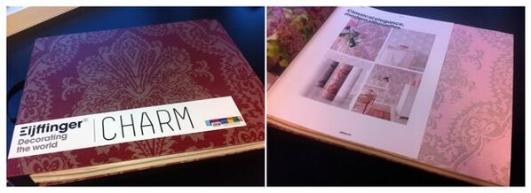 boerverf's tweet image. #Eijffinger komt met een nieuw #behangboek, #Charm.