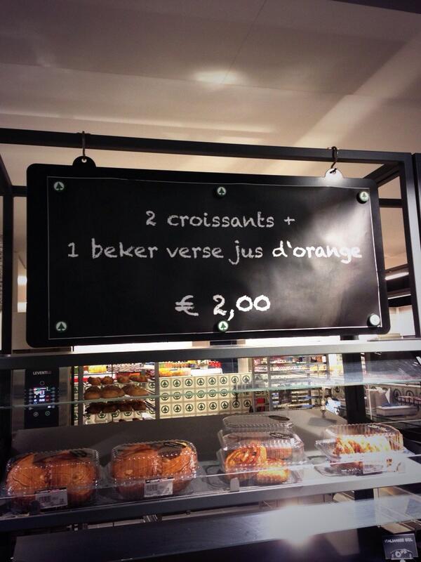 Goedemorgen! Heerlijk die lucht van vers gebakken croissants. 👌
