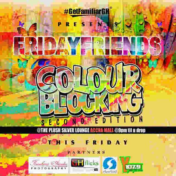 Y1079FM's tweet photo. #FridayFriends™ #ColorBlockingEdition this friday insyd the silverlounge #Free4LadiesB4_11pm #GetfamiliarGH @Y1079FM http://t.co/OACp1t7DJf