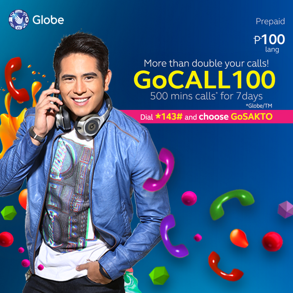 enjoyGLOBE's tweet photo. Hindi na bitin ang kwentuhan, dahil sa #GoCALL100 DOBLE ang haba ng tawagan! More info at http://t.co/AtLqziHAEY. http://t.co/foAXQFUjmt