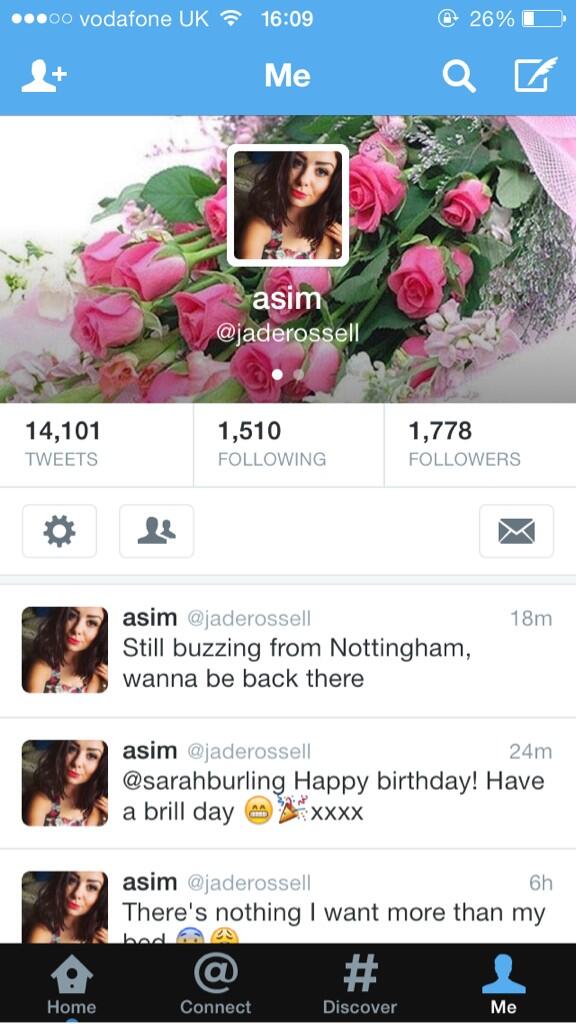 jaderossell's tweet photo. Apparently im called asim now.... How the fuck has this happened http://t.co/J3lEO4L1Ya
