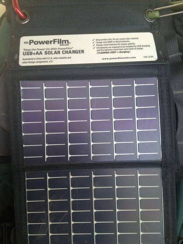 Closer view of solar panel that made it to top of Mt Kilimanjaro.  Available at mrostop.com