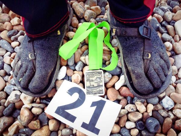 ULTRAmarathonRS's tweet photo. Congratulations to UMRS runner Luke Ashton @Ashton378 - 9th place at the L2B London to Brighton in 11h 43m 29s http://t.co/aue8ud23p7