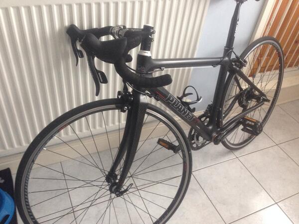 scruff_design's tweet photo. With the car out of action today's bank run is done on this beast! #walkinglikeJohnwayne http://t.co/jf7MC6Xb2k