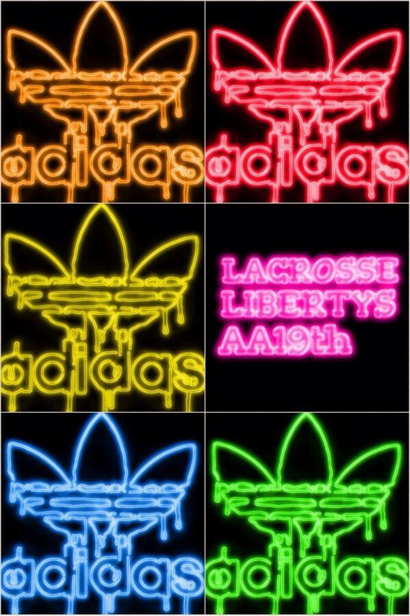 Adidas 女子 Adidas ロゴ アディダスのネオンロゴです どの色も可愛いですね Http T Co Br6vncurse Twitter